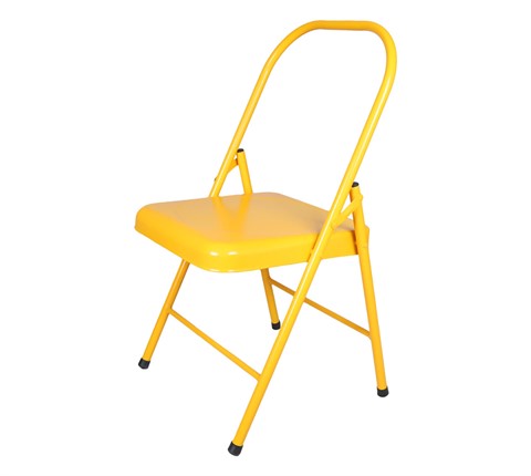 صندلی یوگا زرد رنگ